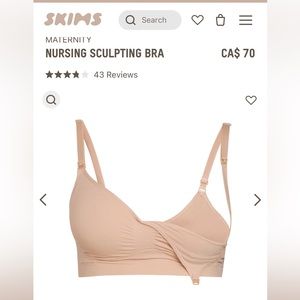 SKIMS Maternity Nursing Sculpting Bra